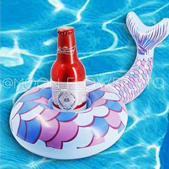 Inflatable Mermaid Tail Drink Holder - Picture 2 of 3